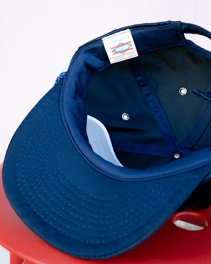 Late 1980s "NISSIN" FORT BRAGG Rope Satin Zipback Cap
