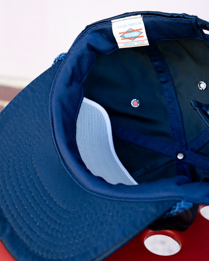 Late 1980s "NISSIN" FORT BRAGG Rope Satin Zipback Cap