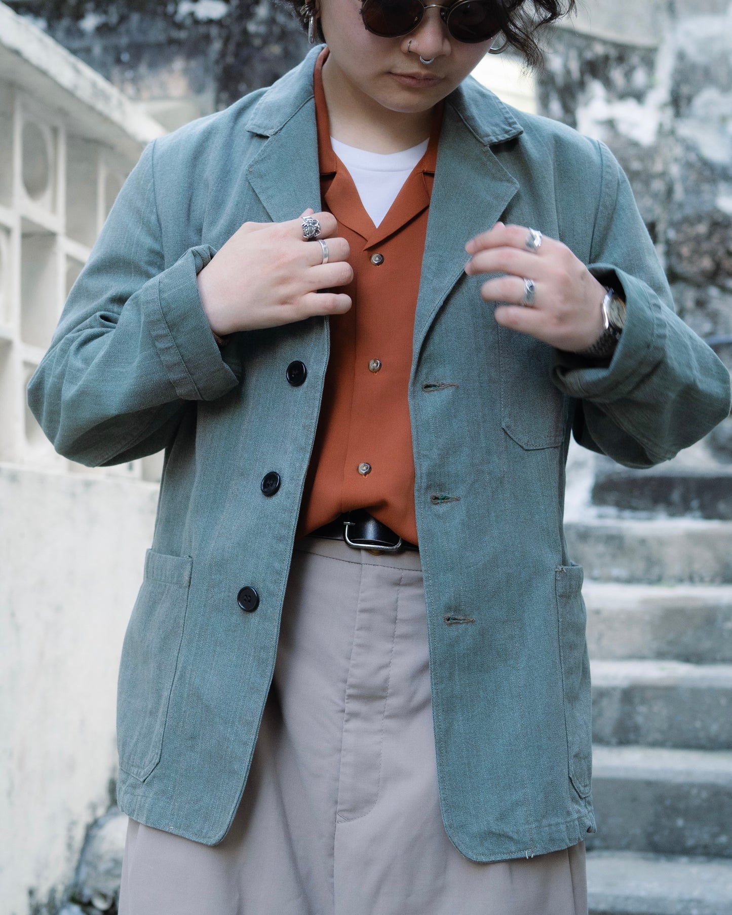 1950-60's Swedish Prisoner Work Jacket