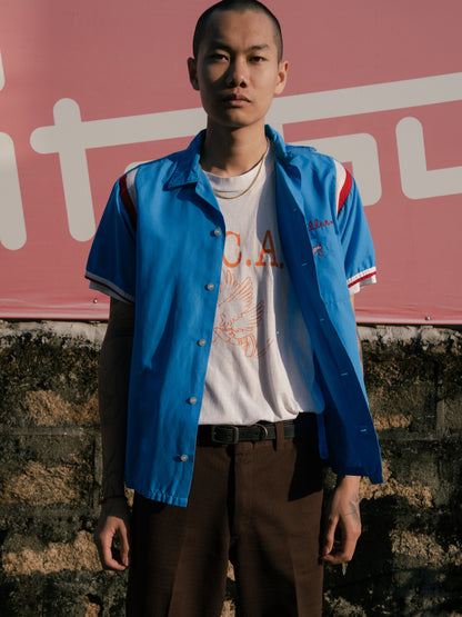 1950s "HILTON" Bowling Shirt