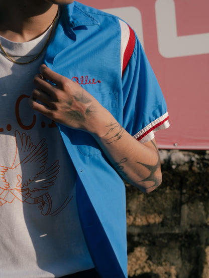 1950s "HILTON" Bowling Shirt