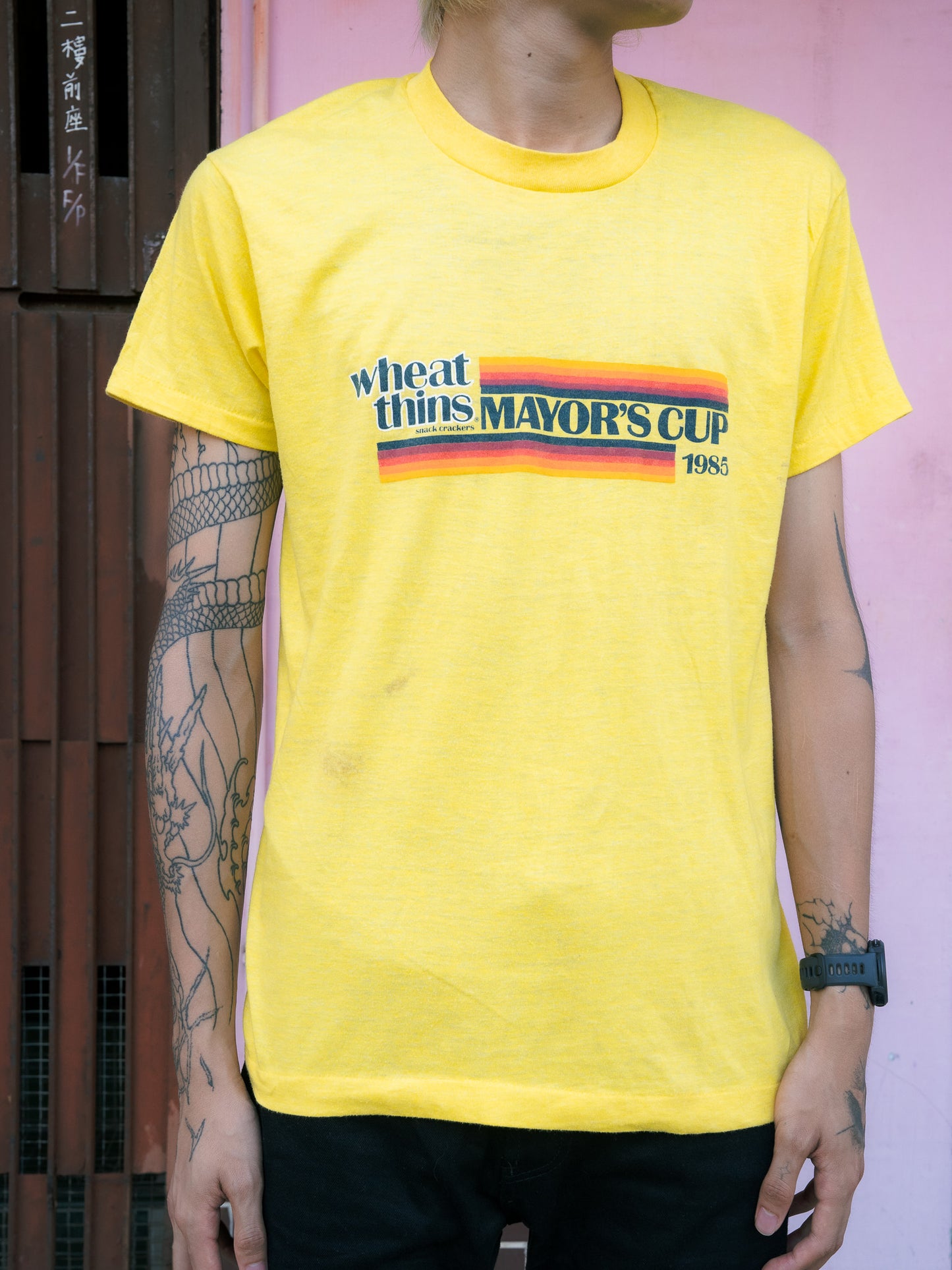 1985 "SCREENSTARS" Wheat Thins Mayor's Cup Tee