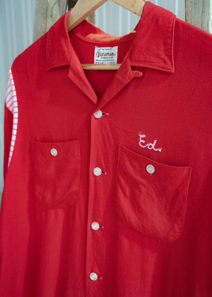 1950s "OLYMPIAN" Bowling Shirt