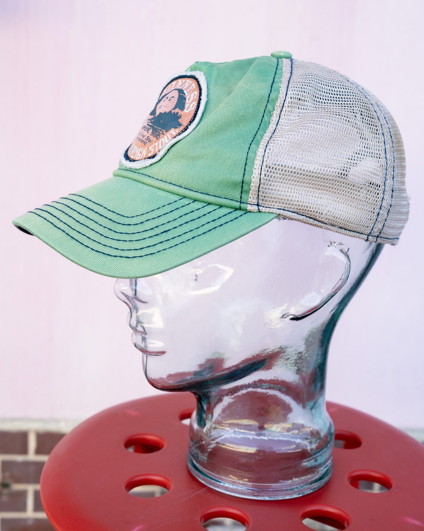 Late 2000s "BIOWORLD MERCHANDISING" GUINNESS Retro Faded Mesh Back Cap