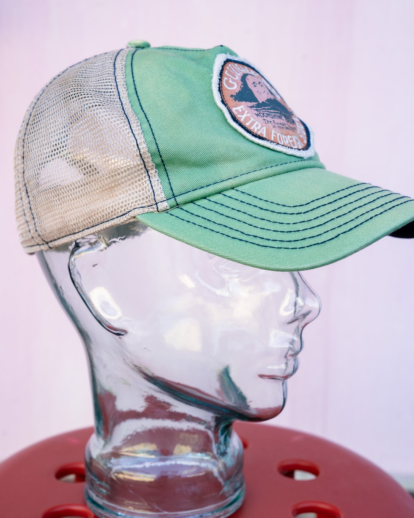 Late 2000s "BIOWORLD MERCHANDISING" GUINNESS Retro Faded Mesh Back Cap