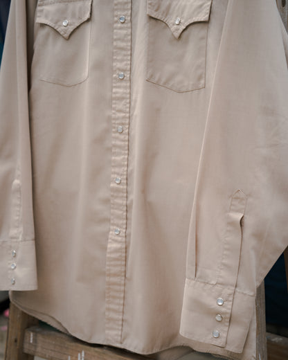 1980-90s "PLAINS" Eagles Western Pearl Snap Long Sleeve Shirt