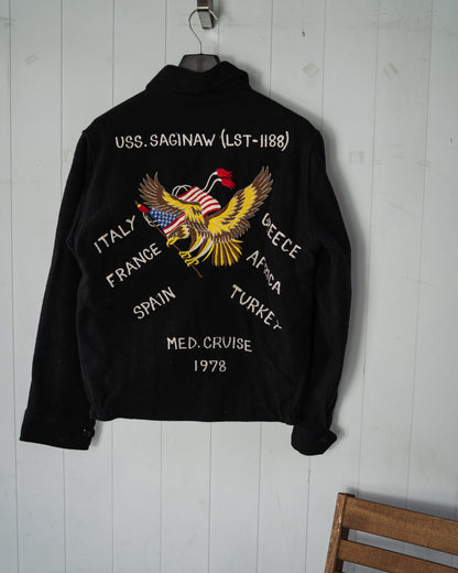 1978 USS Saginaw LST-1188 Wool Tour Jacket