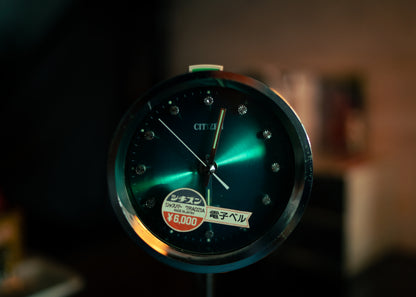 1970s "Citizen" Space Age Clock 昭和時期 目覚まし時計 不動品 <Display Only>