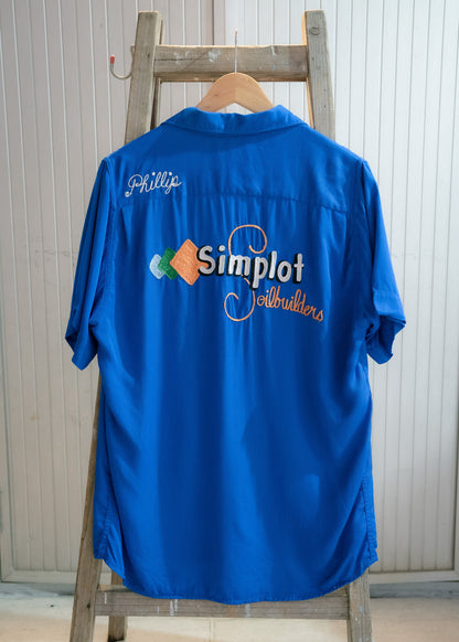 1960年代「KING LOUIE」人造絲瓜巴丁保齡球襯衫