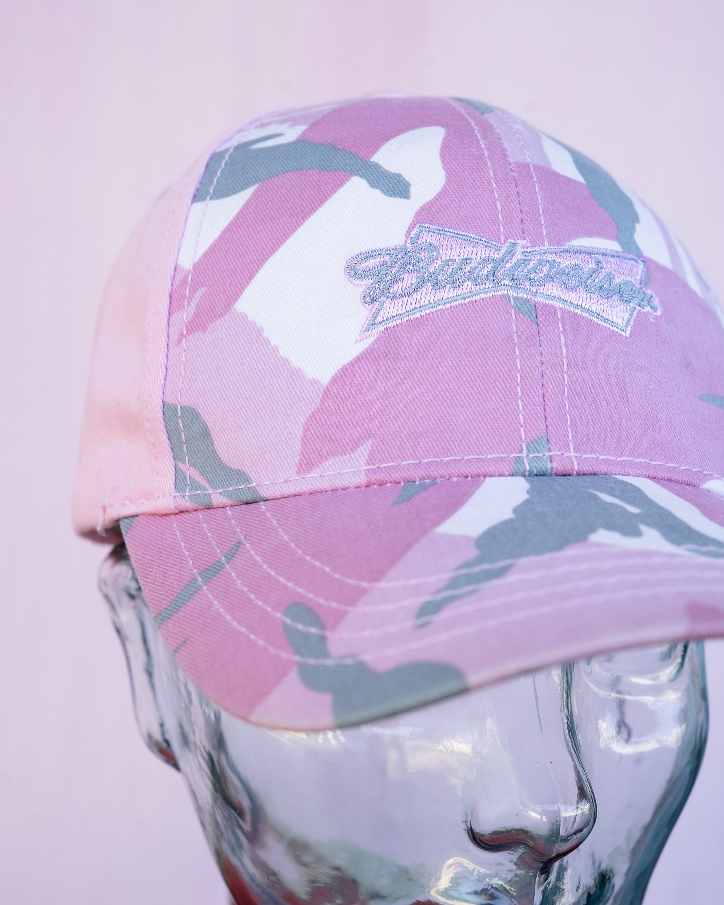 2009 "PARAMOUNT OUTDOORS" BUDWEISER Pink Camo Official Logo Cap