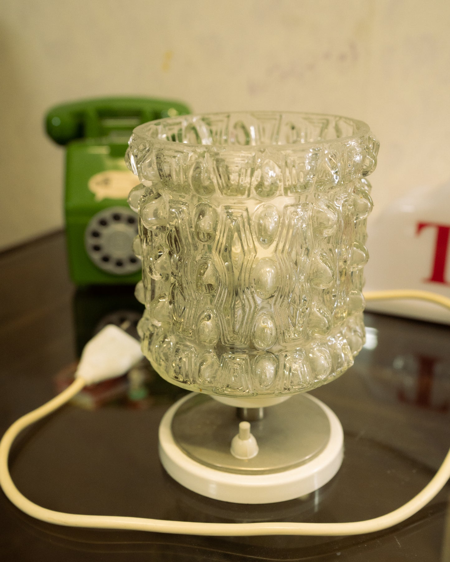 "Graewe & Co. Leuchten GmbH" Glass Table Lamp