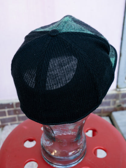 1970-80s "KAP KING" Land O'Lakes Feed Buffalo Check Wool Ear Flap Cap