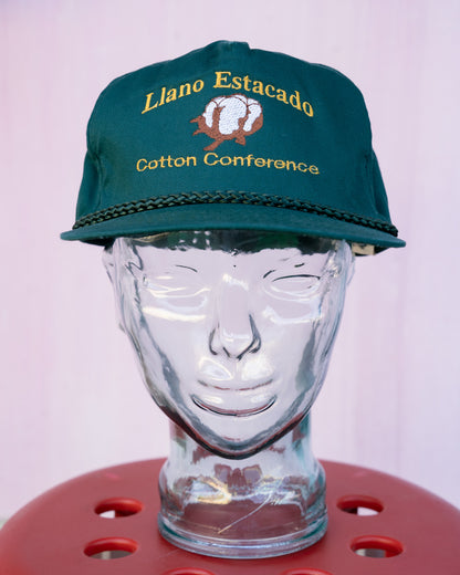 Early 2000s "COBRA CAPS" Llano Estacado Cotton Conference Rope Snapback
