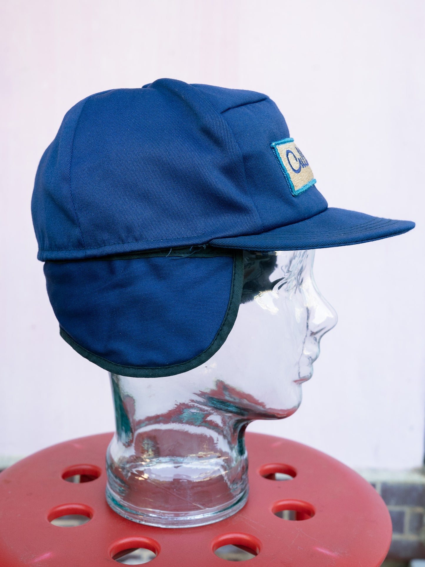 1980s USA Union Made Culligan Mechanics Quilted Lined Work Cap