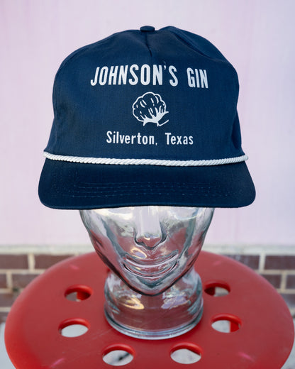 1980-90s Johnson's Gin Rope Snapback