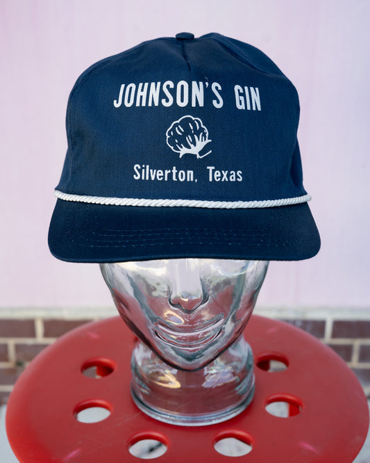 1980-90s Johnson's Gin Rope Snapback