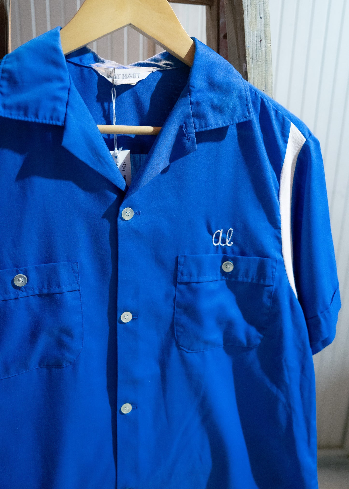 1960s "NAT NAST" Bowling Shirt