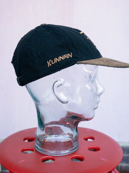 1990s "KUNNAN" Wool Blend & Leather Brim Cap