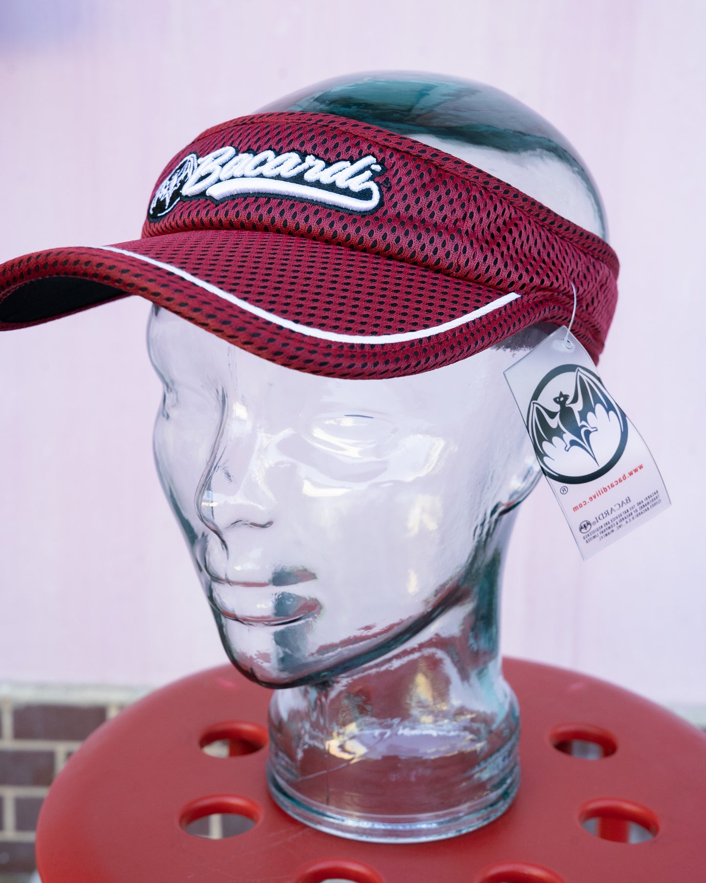 2005 "BACARDI" Mesh Sun Visor - NOS