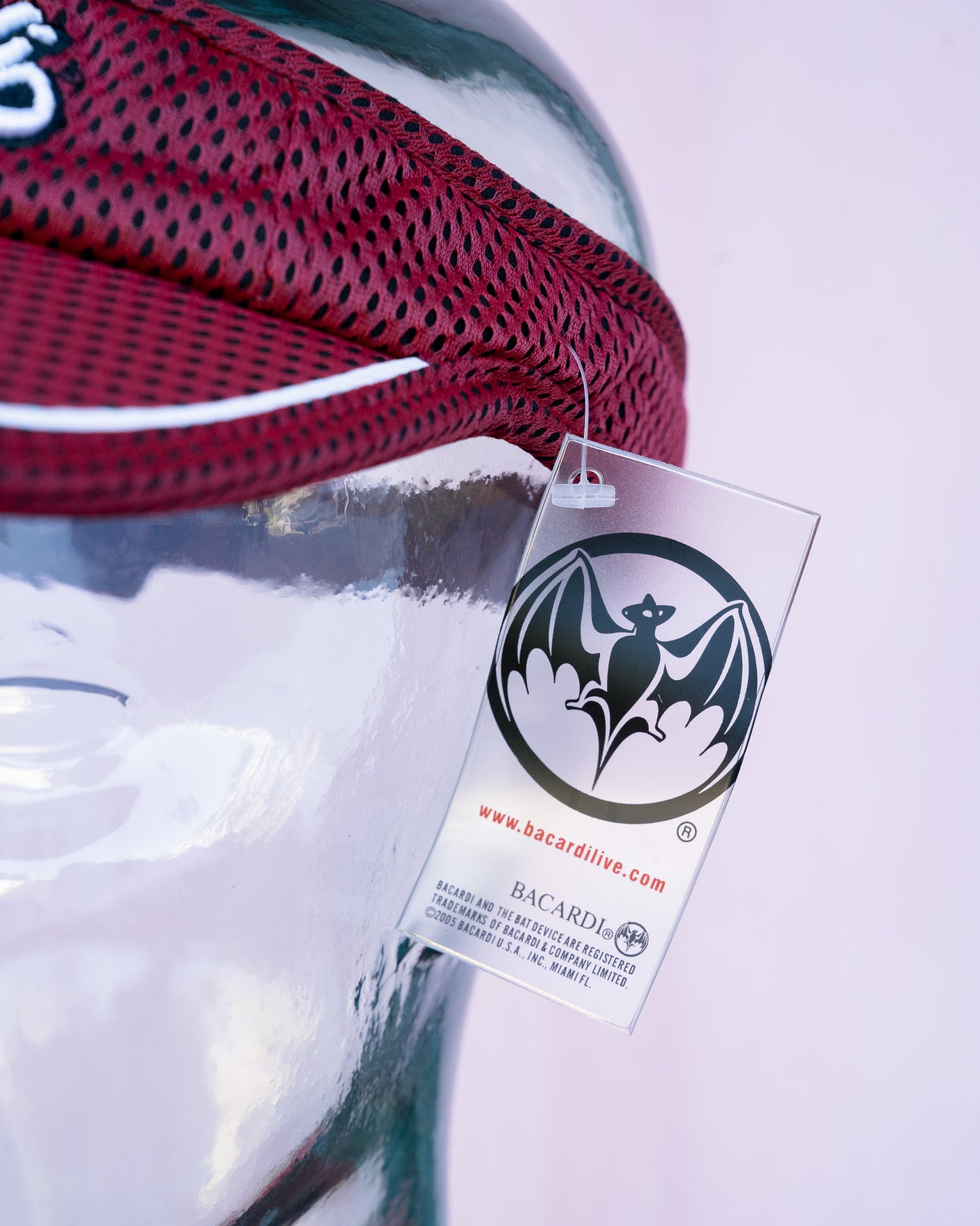 2005 "BACARDI" Mesh Sun Visor - NOS