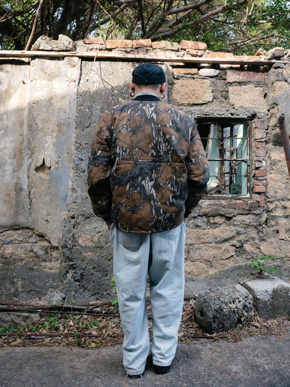 "MOSSY OAK" Fall Foliage Pattern Bomber Jacket