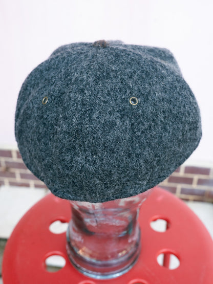 1990s "LAKE OF THE ISLES" Wool Tweed & Suede 6-Panel Cap
