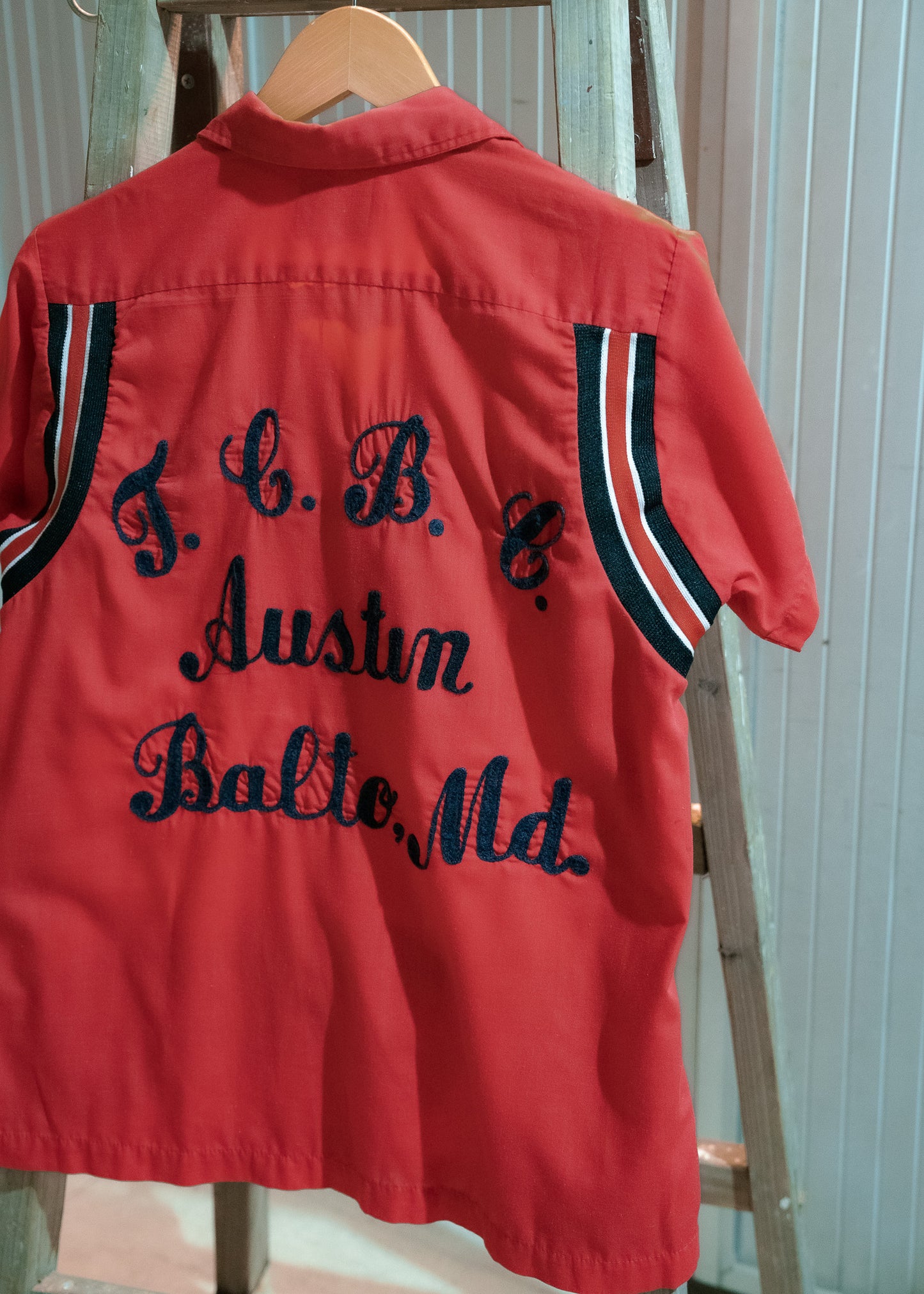 1960s "HILTON" Bowling Shirt