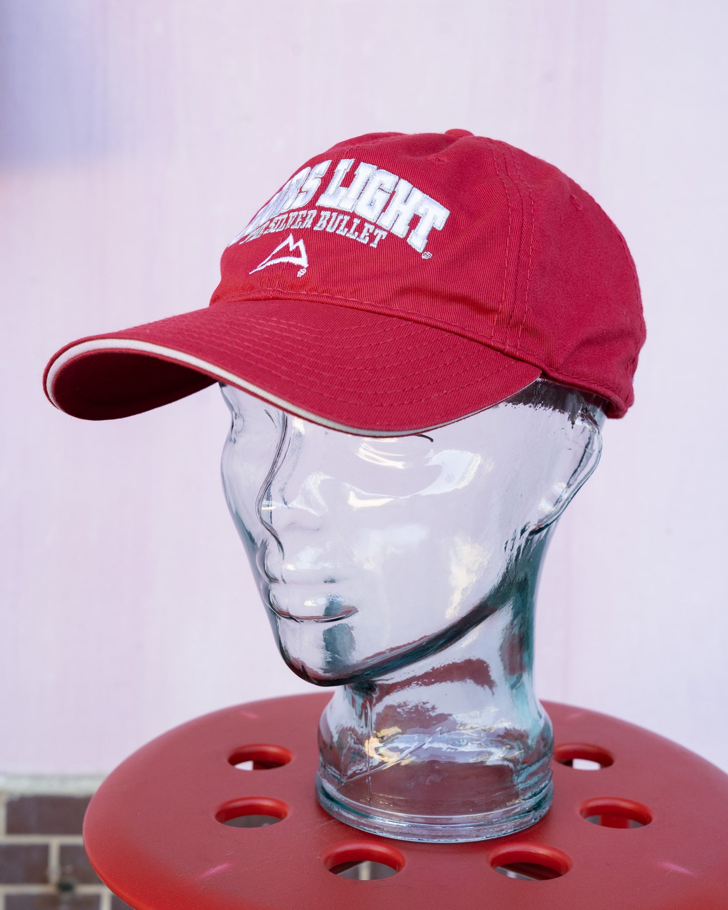 Late 1990s "The Game" Coors Light The Silver Bullet Promotional Dad Cap