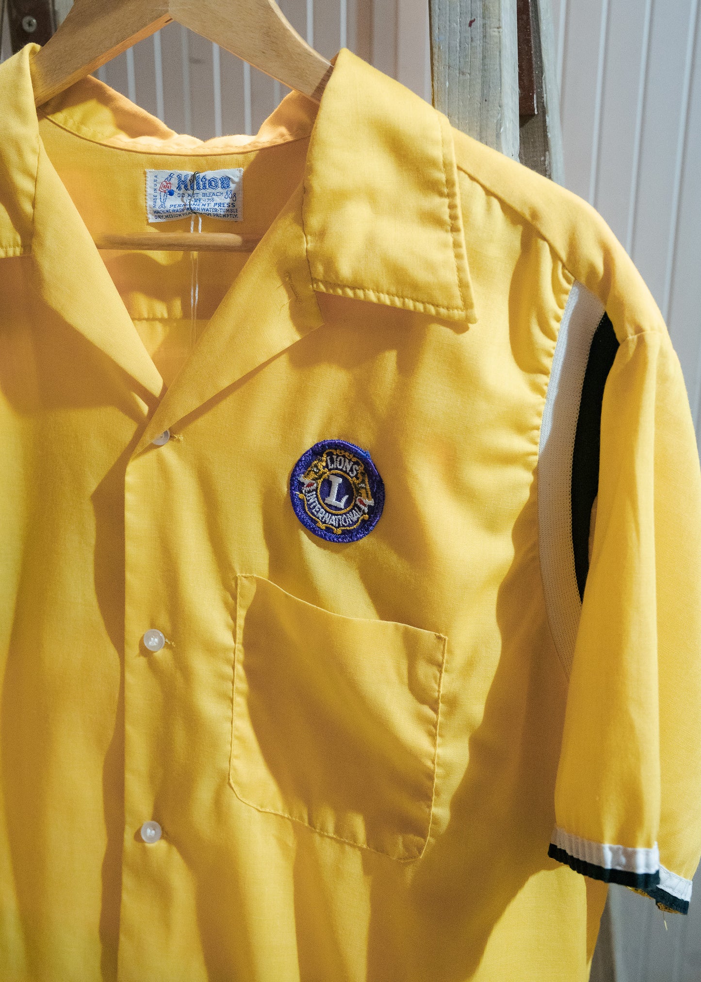 1960s "HILTON" Bowling Shirt