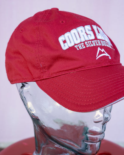 Late 1990s "The Game" Coors Light The Silver Bullet Promotional Dad Cap
