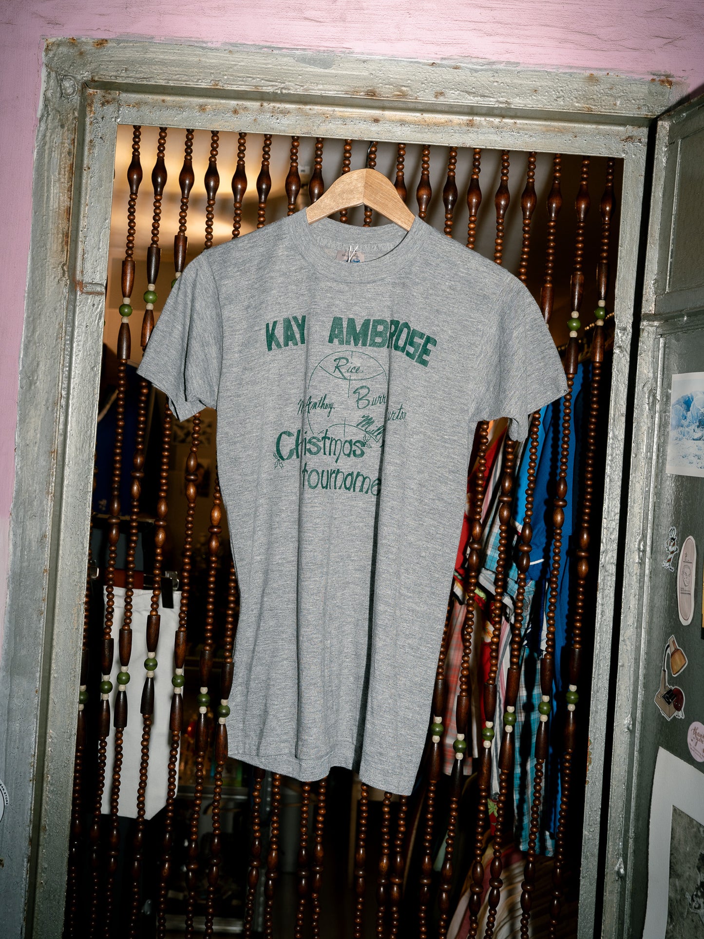 1980s "SNEAKERS" Kay Ambrose Christmas Tournament Tri-Blend Tee