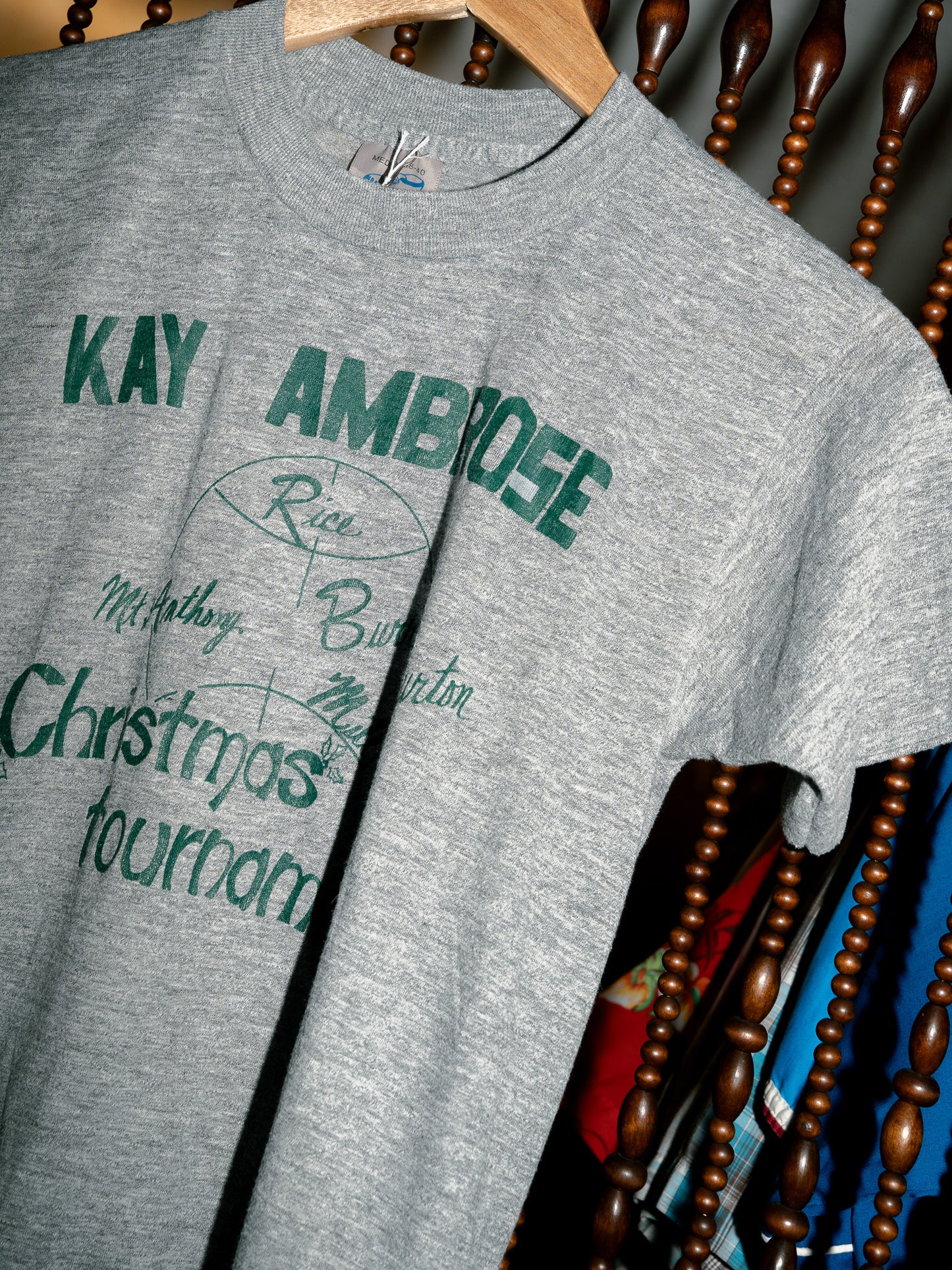 1980s "SNEAKERS" Kay Ambrose Christmas Tournament Tri-Blend Tee