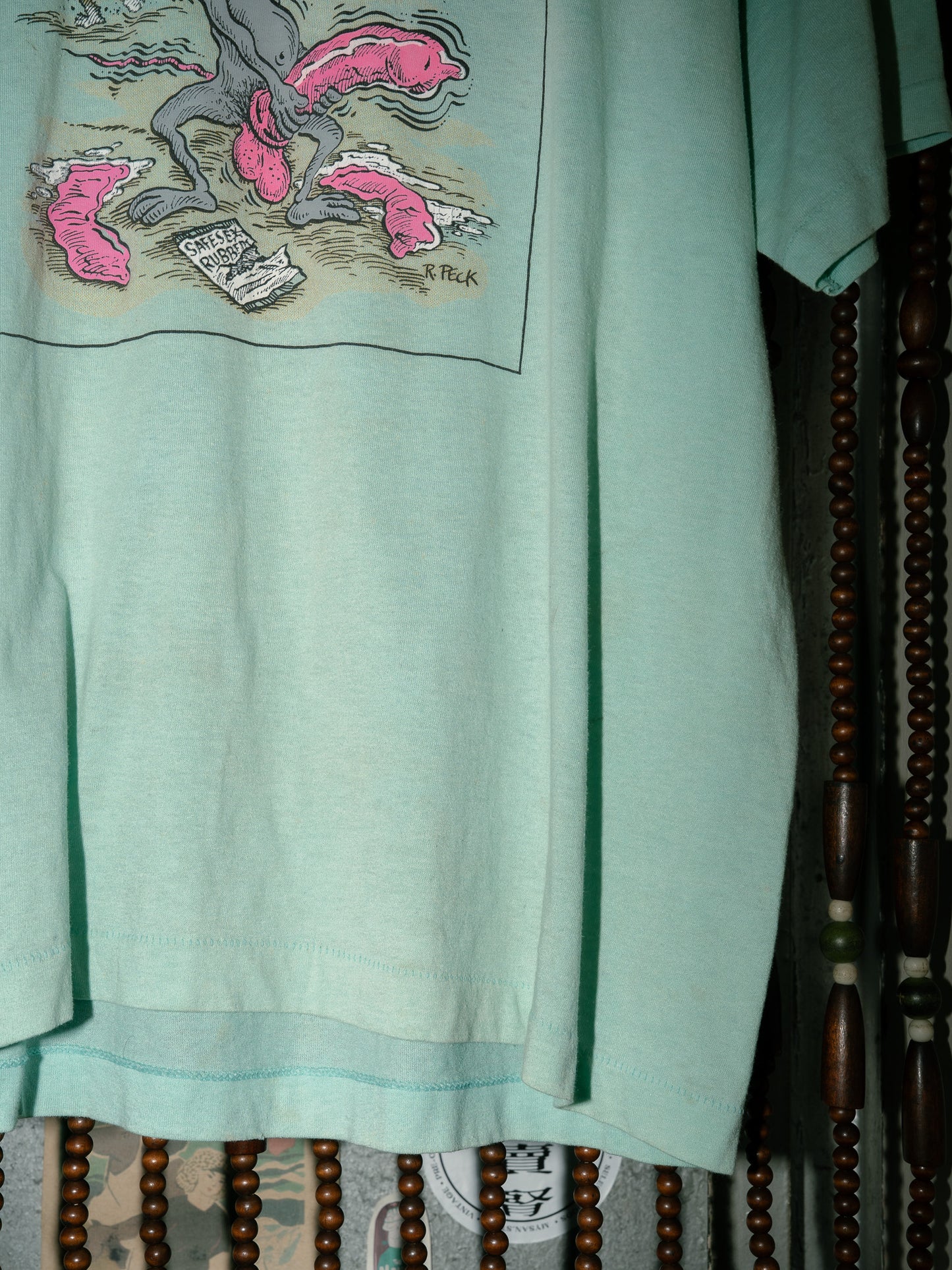 Early 1980s "SCREEN STARS" Here Kit Kitty Kitty Kitty! Adult Humor Tee