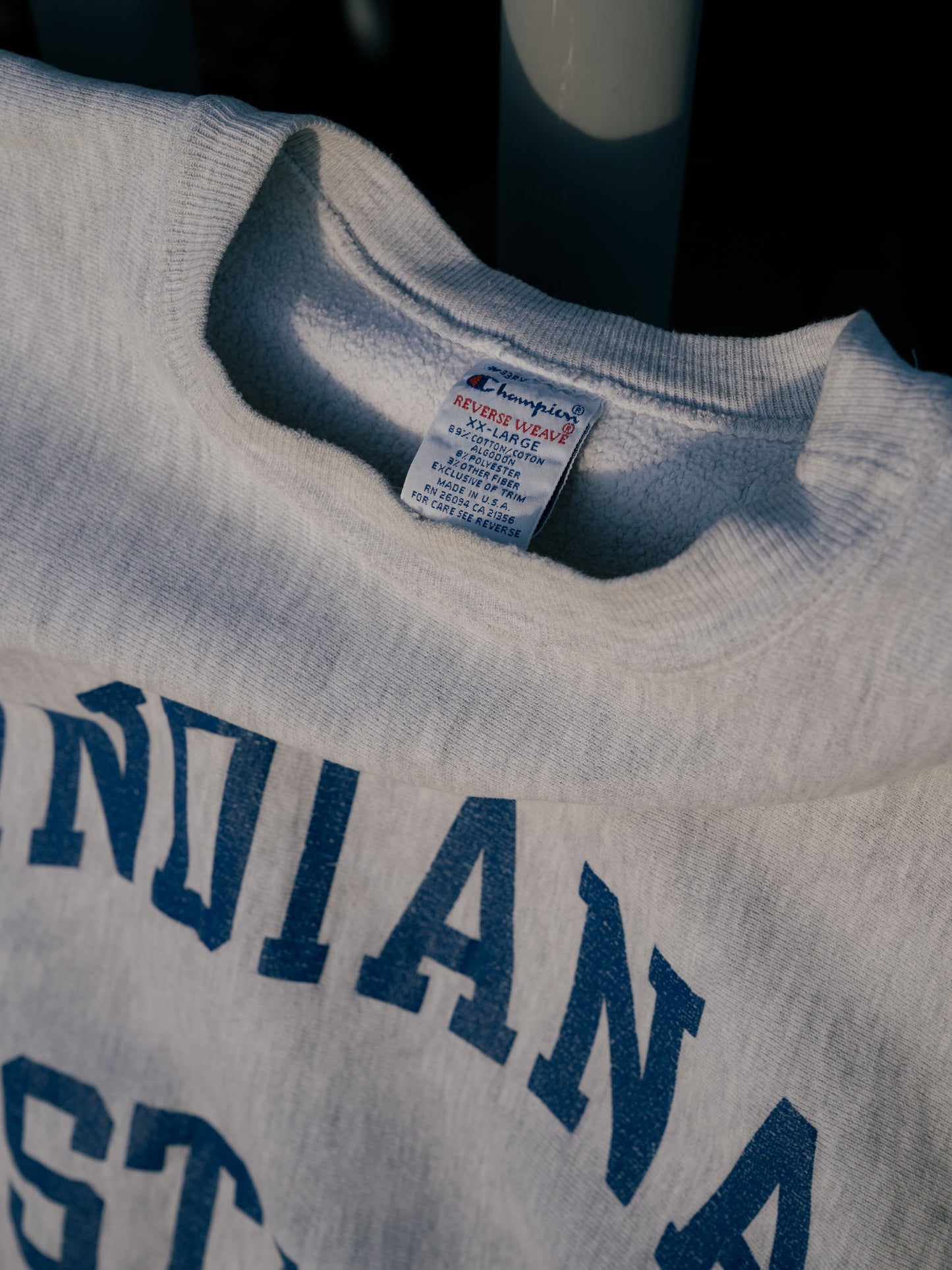 1990s "CHAMPION" INDIANA STATE Reverse Weave Sweatshirt
