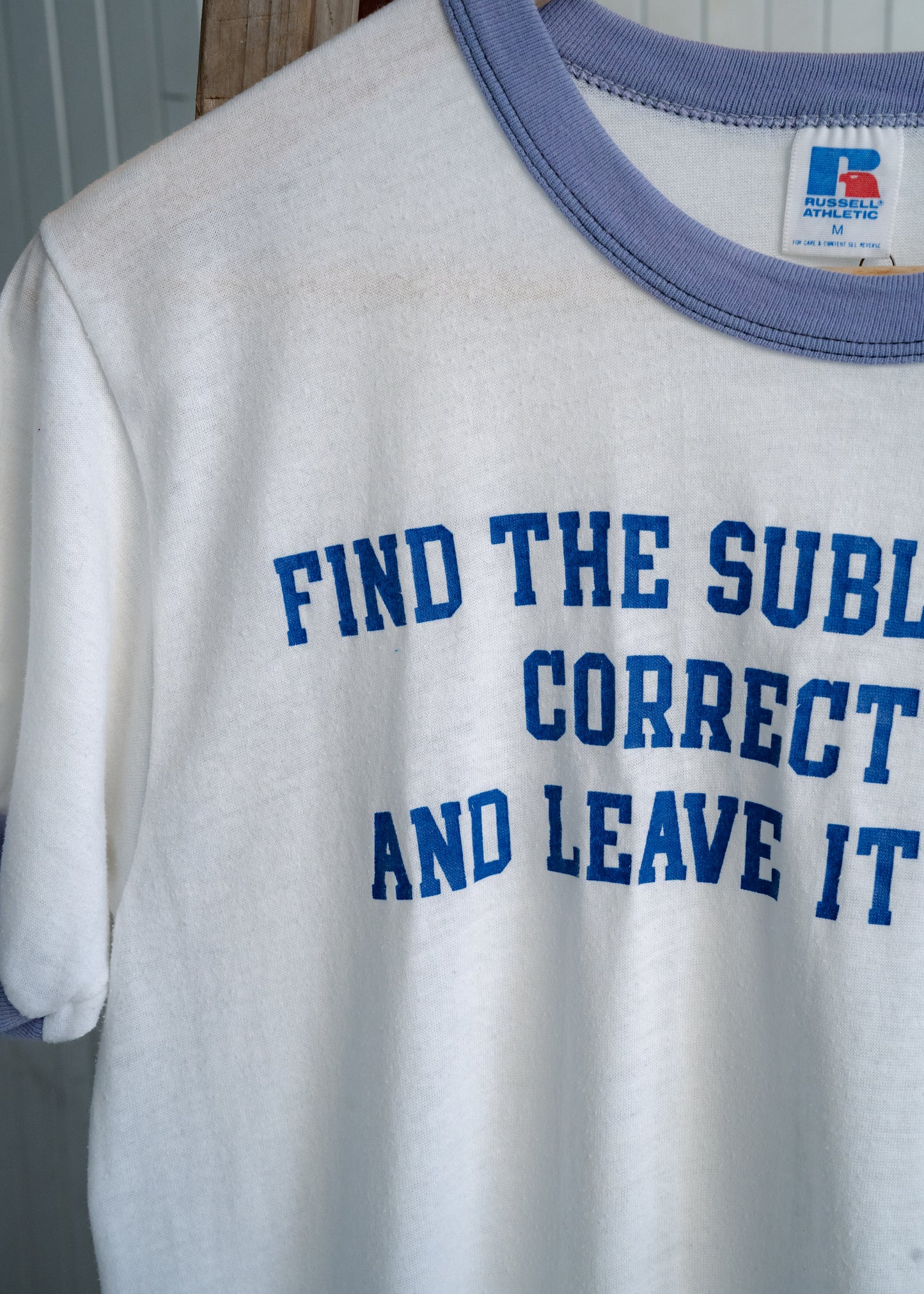 1980s "RUSSELL ATHLETIC" Ringer Tee