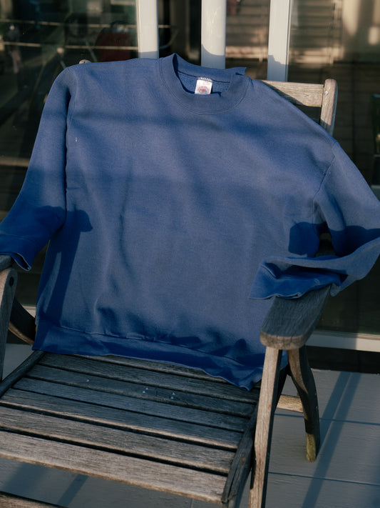 1990s "FRUIT OF THE LOOM" Plain Crewneck Sweatshirt