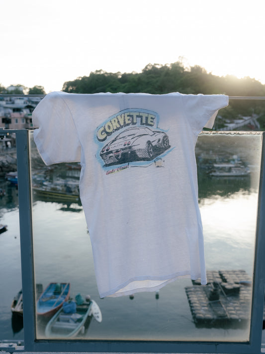 1970s "Fruit Of The Loom" Corvette Print Tee