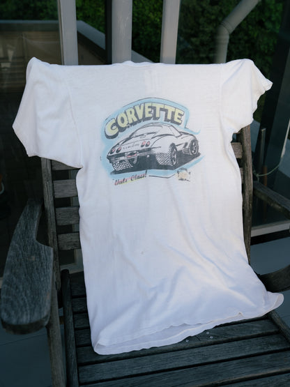 1970s "Fruit Of The Loom" Corvette Print Tee