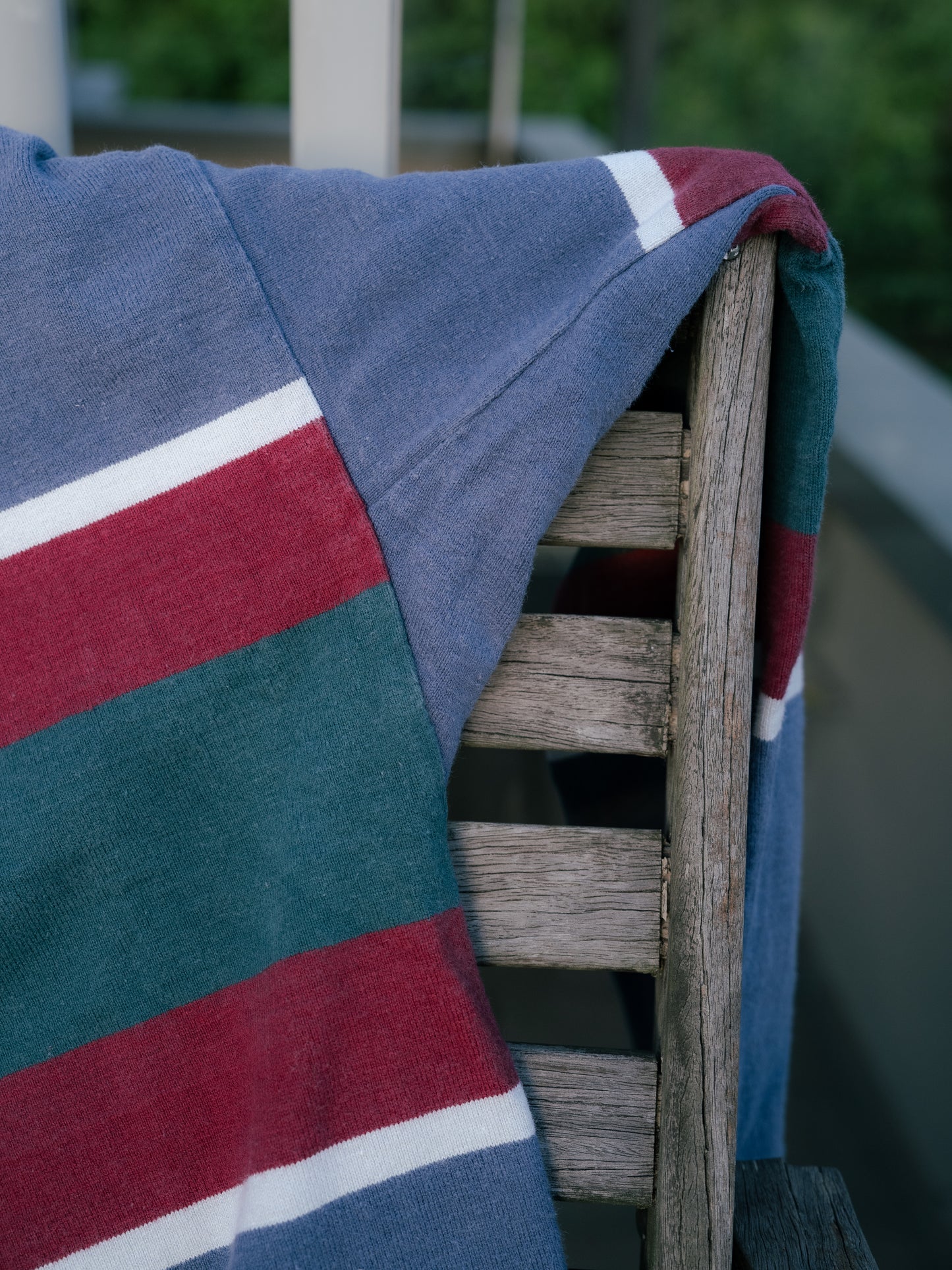 1990s "LANDS' END" Rugby Polo Shirt