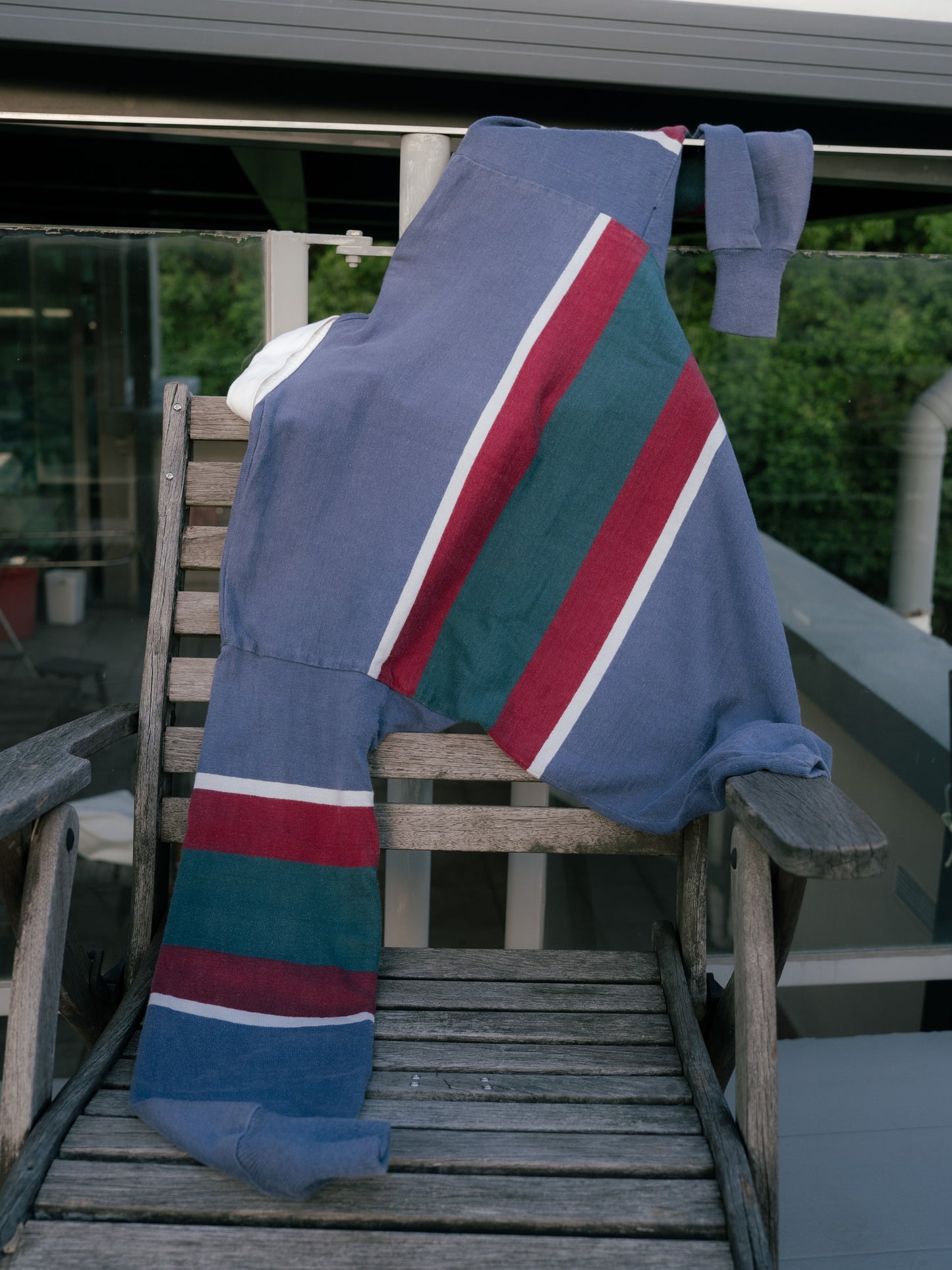 1990s "LANDS' END" Rugby Polo Shirt