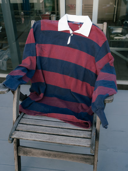 1990s "CANTERBURY OF NEW ZEALAND" Single Stitch Rugby Polo Shirt