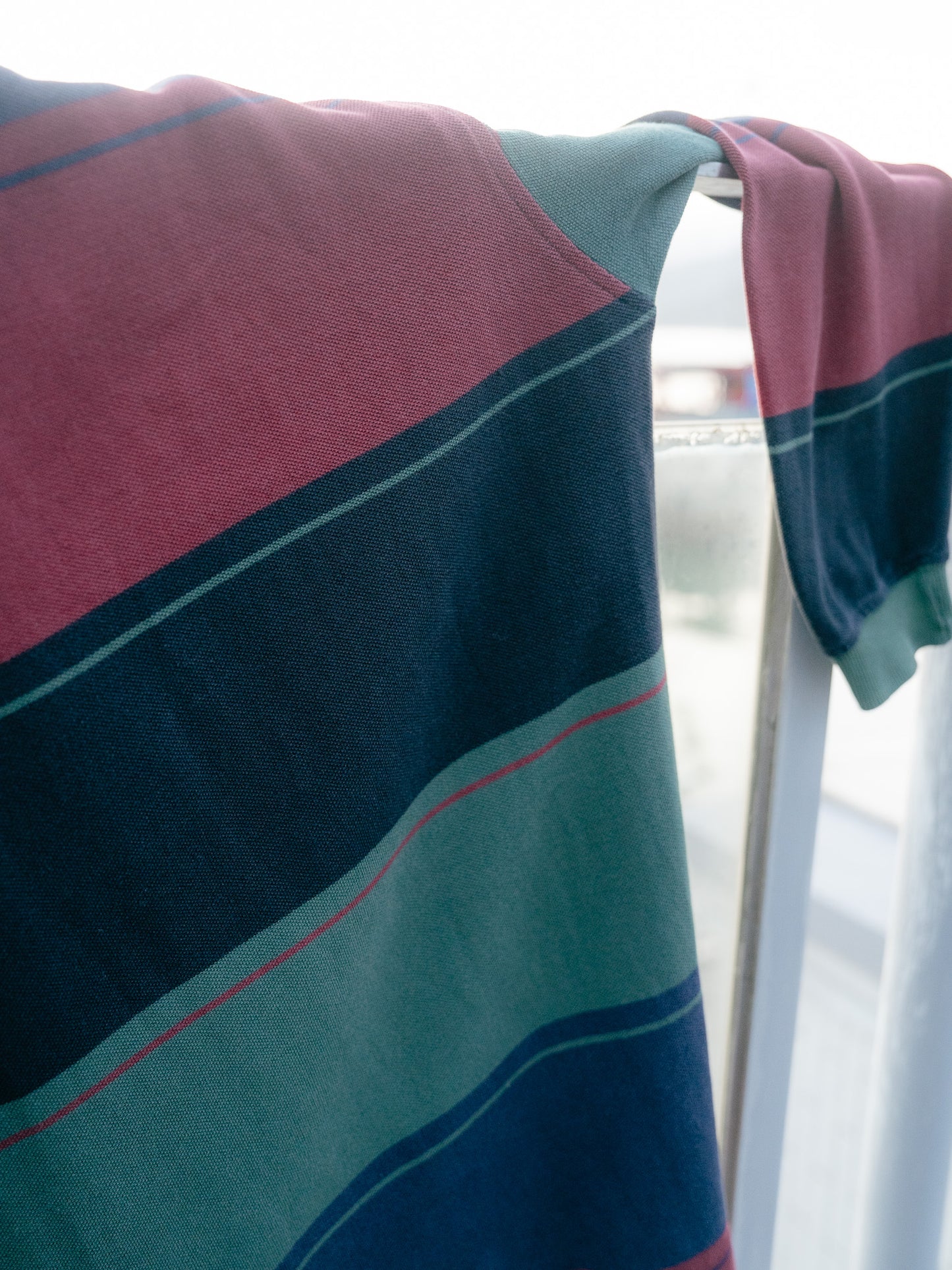 1990s "DOCKERS" Long Sleeve Rugby Polo Shirt