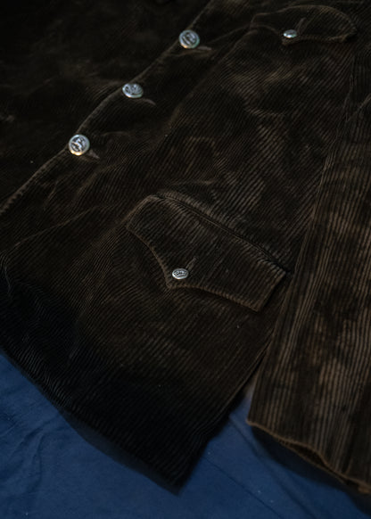 1940-50s French Heavy Corduroy Hunting Jacket