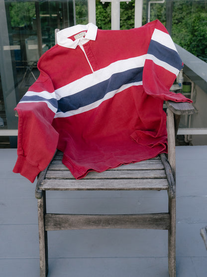 1980s "L.L. Bean" Rugby Polo Shirt