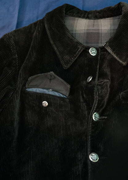 1940-50s French Heavy Corduroy Hunting Jacket