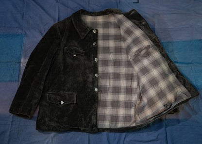 1940-50s French Heavy Corduroy Hunting Jacket