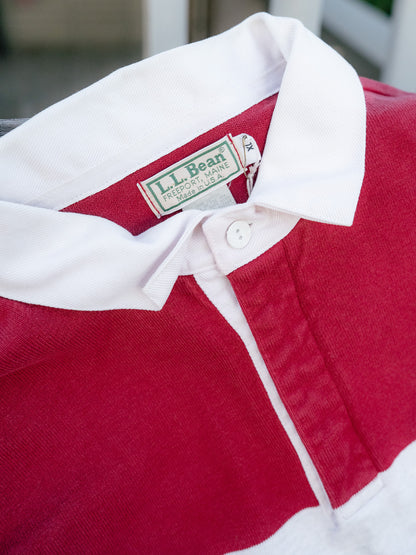 1980s "L.L. Bean" Rugby Polo Shirt