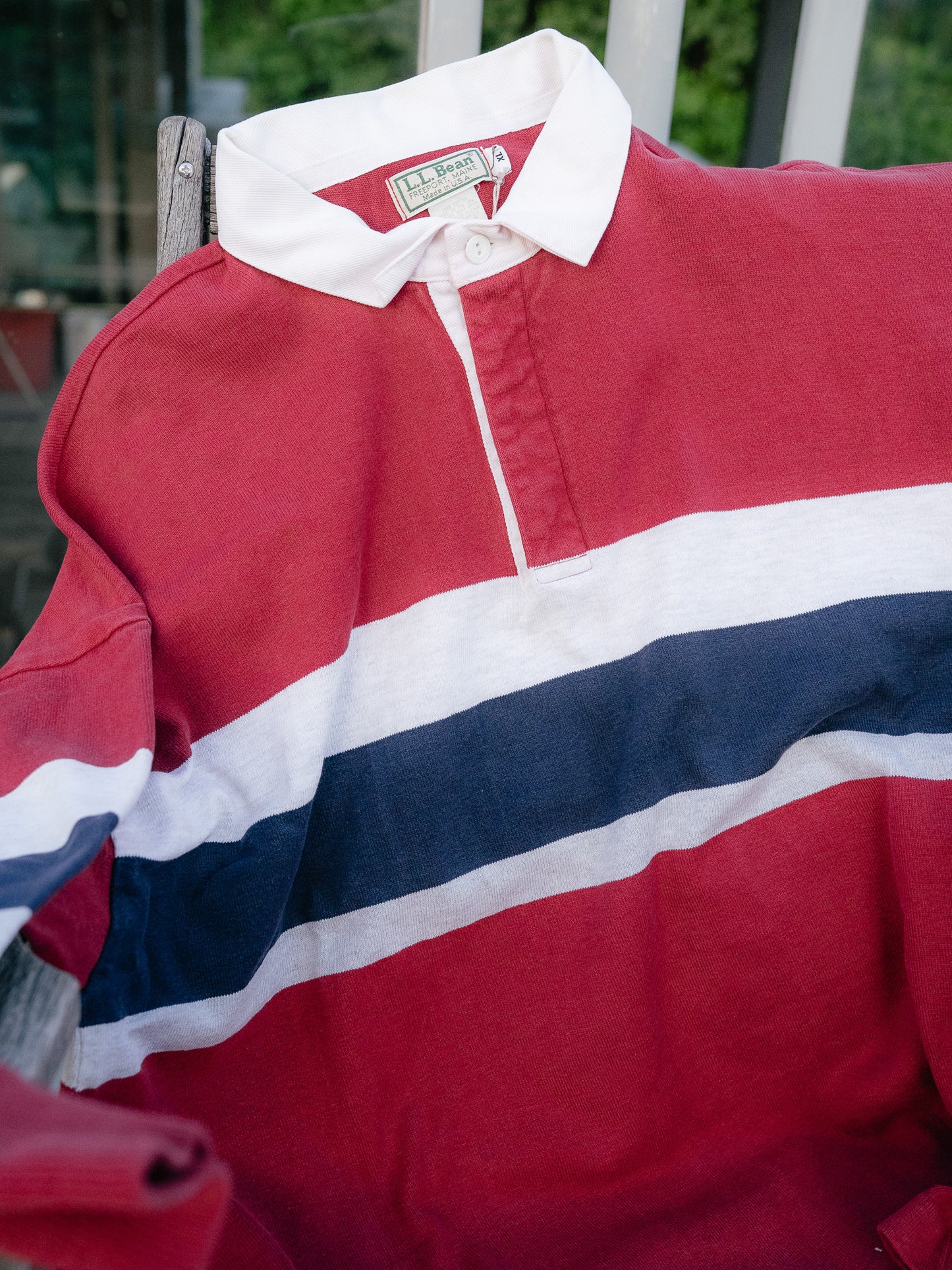 1980s "L.L. Bean" Rugby Polo Shirt