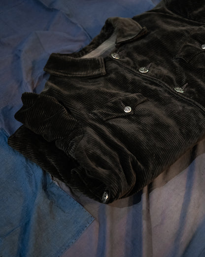 1940-50s French Heavy Corduroy Hunting Jacket