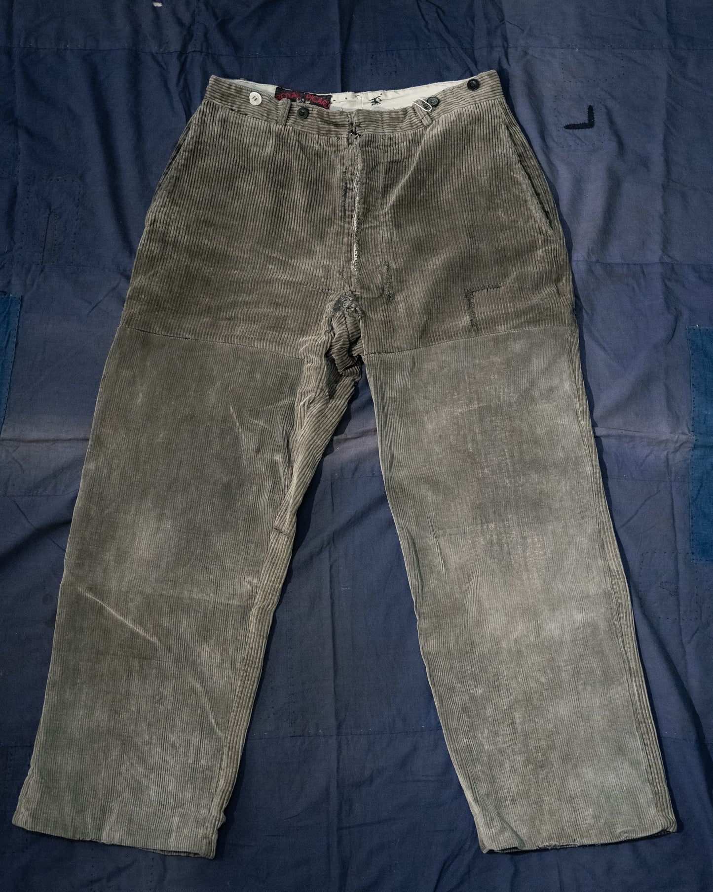 1940s French "ROYAL PICARD" Corduroy Work Pants